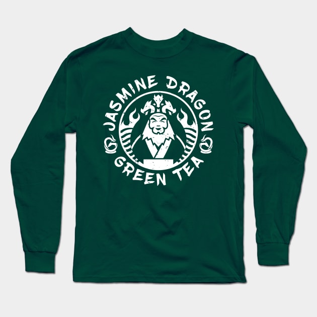 Jasmine Dragon Green Tea 01 Long Sleeve T-Shirt by meowyaya